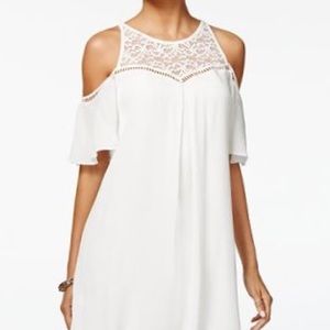 BCX cold shoulder dress